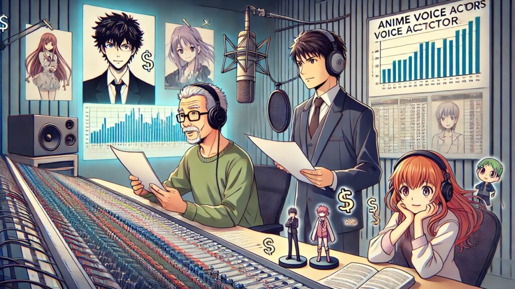 アニメ声優の年収の特徴と違い